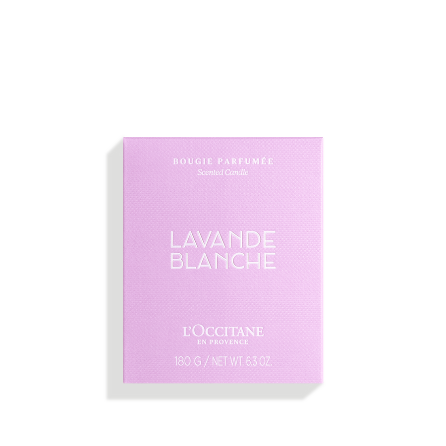 White Lavender Candle 180GR