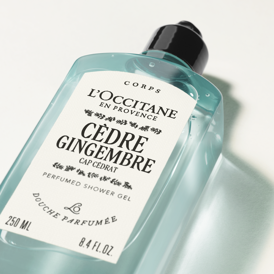 Cèdre Gingembre Perfumed Shower Gel 250ml (Cap Cedrat)
